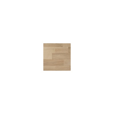 White and Light Brown Oak Veneer End Table with Storage Drawer