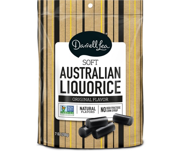 Darrell Lea Soft Eating Liquorice Original Licorice Candy - 7oz