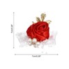 Unique Bargains Decorative Wedding Prom Party Artificial Rose Wrist Corsages 2.76" - 2 of 3