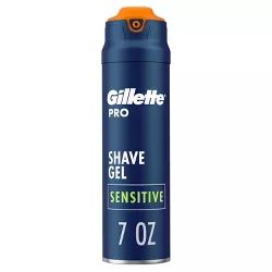 Gillette PRO Men's Sensitive Shaving Gel - 7oz