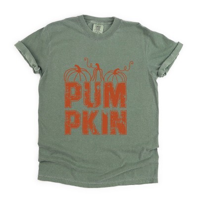 Simply Sage Market Pumpkin Distressed Garment Dyed Tee