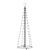Christmas Tree Warm white, black PVC, metal Medium Lights - 3 of 4