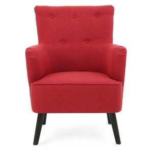 Kolin Upholstered Chair - Red - Christopher Knight Home