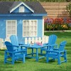 WestinTrends Malibu Kids 5-Piece HDPE Outdoor Square Patio Dining Table and Chairs Set - 2 of 4