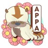 Girl's Avatar: The Last Airbender Floral Cute Appa T-Shirt - 2 of 4
