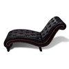 vidaXL Chaise Longue Brown Faux Leather - 3 of 4