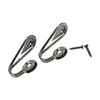 Unique Bargains Curtain Holdbacks Teardrop Hooks Zinc Alloy 2.56"x0.87" 1 Pair - 4 of 4