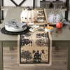 Design Imports Haunted House Burlap Table Runner 14X113 - 4 of 4
