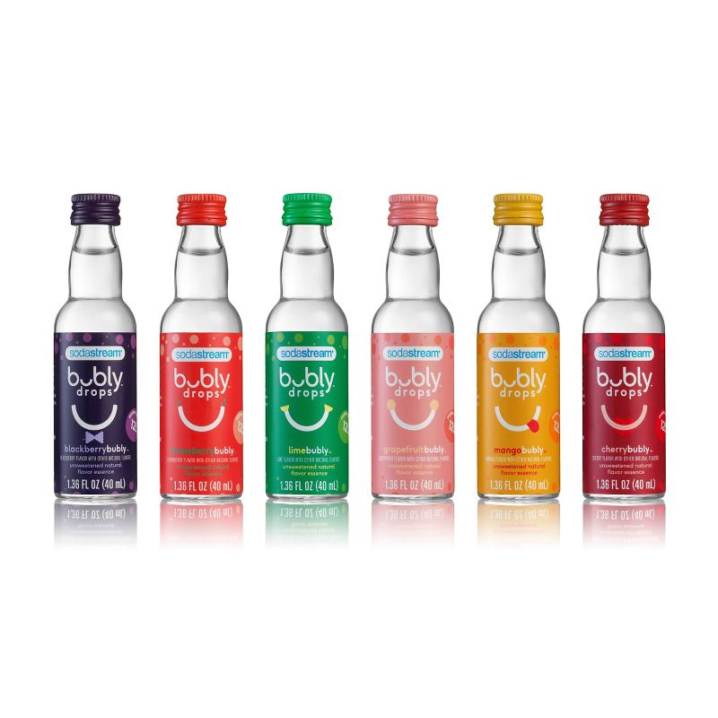 SodaStream Bubly Drops - Variety Pack - 6pk/1.36 fl oz, 3 of 9