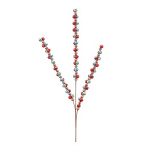 Metal Sleigh Bell Spray (Set of 6) - 1 of 2