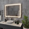 LED Front Light Bathroom Mirror - 2 of 4