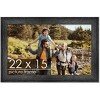 PosterPalooza | 22x15 Wide Barnwood Picture Frame, UV Acrylic, 6 Finishes - Grey, Brown, White, and Black - 2 of 4