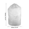 Unique Bargains Freeze Protection Plant Cover 39.37"x31.50" White - 4 of 4