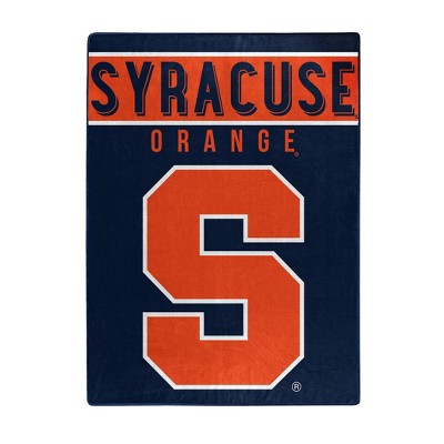60" x 80" NCAA Syracuse Orange Raschel Throw Blanket