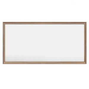 Apmir High-Strength Tempered Glass and Aluminum Alloy Framed French Cleat Mounted Wall Decor Mirror in matte black with 5-Year Warranty - 1 of 4