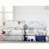 Velvet Plush Fleece Holiday Printed Warm and Cozy Throw Blanket - Great Bay Home - 3 of 4
