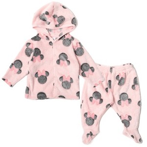 Disney Minnie Mouse Winnie the Pooh Baby Girls Fleece Jacket and Pants Newborn - 1 of 4