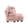 Christopher Knight Home Kelly Modular Chenille Upholstery 173.2" Sectional Sofa with Ottomans - 3 of 4