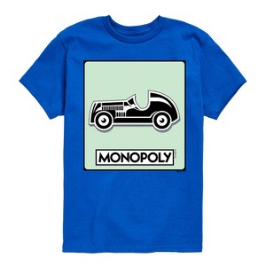 Boys' - Monopoly - Car Game Token Short Sleeve Graphic T-Shirt - 1 of 4