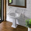 ALFI Waterhaus Solid Stainless Steel, Single Hole, Single Lever Lavatory Faucet with Matching Pop-up Waste - 3 of 4
