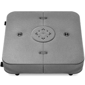 Best Choice Products Heavy-Duty Outdoor Cantilever Base Stand w/ Wheels, Locks, Fillable 330lb Capacity - 1 of 4