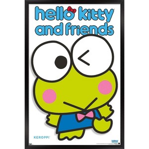 Trends International Hello Kitty and Friends: Hello - Keroppi Feature Series Framed Wall Poster Prints - 1 of 4