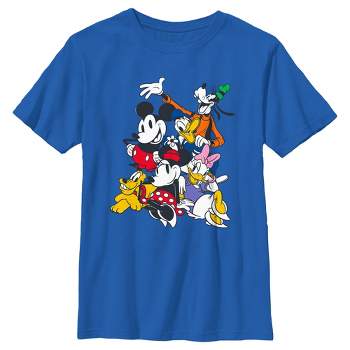 Boy's Mickey & Friends Retro Crew T-Shirt