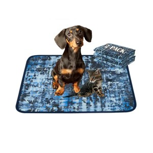 Racxily 2 Pack Washable Pee Pads for Dogs, Reusable Puppy Pads 36"x41" Super Absorbent Leakproof Dog Training Pads, Non-Slip Potty Pads - 1 of 4