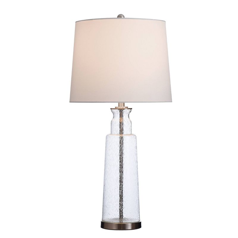 Clear Seeded with Brass Steel Table Lamp - StyleCraft, 3 of 8