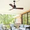 VACZON 42" Black Modern Smart LED Ceiling Fan Lights with Remote - 2 of 4