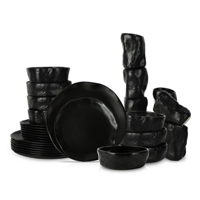 Stone by Mercer Project Atik 32-Piece Dinnerware Set Stoneware, Service for 8