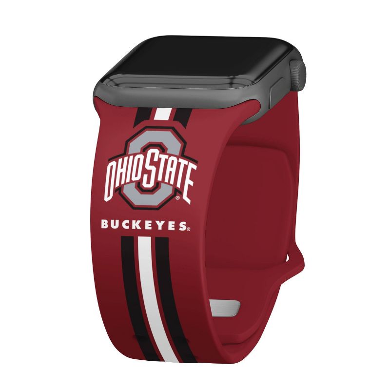 NCAA Ohio State Buckeyes Wordmark HD Apple Watch Band, 1 of 4