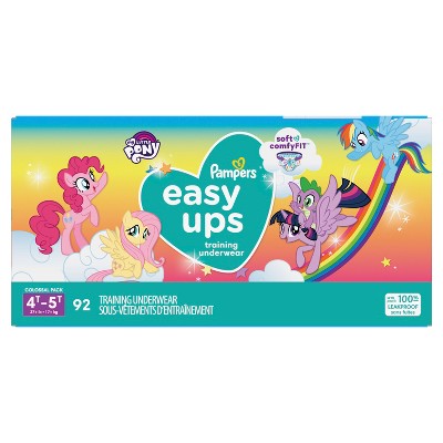 Pampers Easy Ups Training Underwear Girls Size 6 4T-5T 92 Count