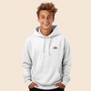 Dalix Rainbow Embroidered Fleece Zip Hoodie Cold Fall Winter Mens - 3 of 4