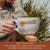 Silver Buffalo Sanrio Gudetama "I'm Falling" Ceramic Soup Mug | Holds 24 Ounces - 4 of 4