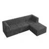 Single seat sofa Compressed Sectional Sofa Modern Minimalist Style Corduroy Couch, Sleeper Sofa for Living Room - 2 of 4