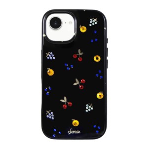 Sonix iPhone 17e/16e/15/14/13 Fruit Gems Black non-MagSafe Phone