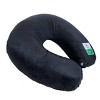 WOLF Recycled Travel Neck Pillow - Jet Black - 2 of 3