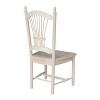 International Concepts Set Of 2 Sheafback Chair Unfinished: Hardwood Frame, Farmhouse Style, 225 lbs Capacity - 4 of 4