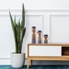 Mela Artisans Gramercy Candleholders in Blue, Set of 3 - 4 of 4