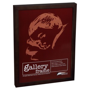 Ambiance Gallery Wood 1.5 Deep Picture Frames - 8-1/2 x 11" Espresso Wood Frames, Shatter-Resistant Acrylic Glazing & MDF Backing, Horizontal or - 1 of 4