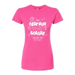 Women's - Star Wars - Best Mom in the Galaxy Fitted Graphic T-Shirt - 1 of 2