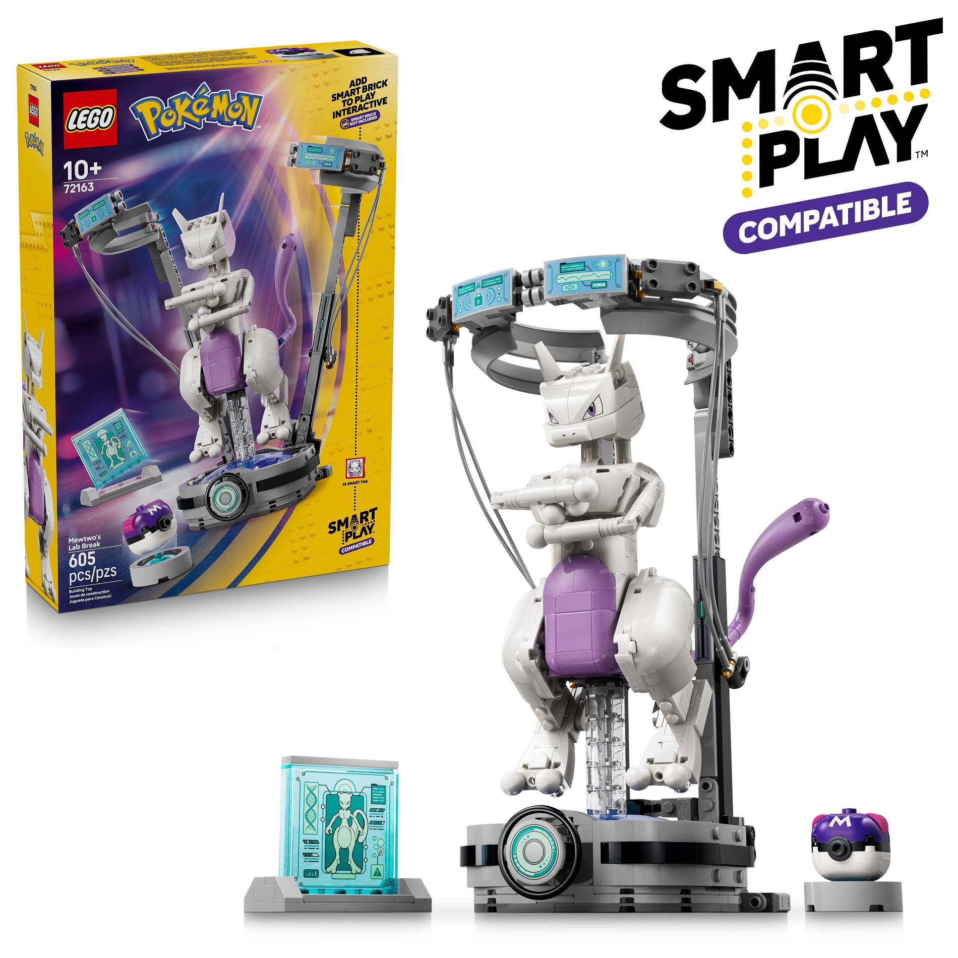 LEGO Pokémon SMART Play: Mewtwo’s Lab Break 72163