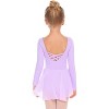 Arshiner Kids Girls Classic Long Sleeve Leotard Dance Ballet Dress - 3 of 3