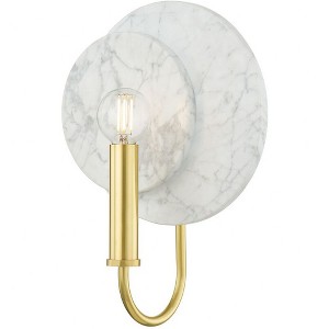 Mitzi Tula 1 - Light Sconce in  Aged Brass - 1 of 1