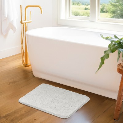 Plush Absorbent Bath Mat Rug with Anti-Skid Rubber Backing - Becky Cameron