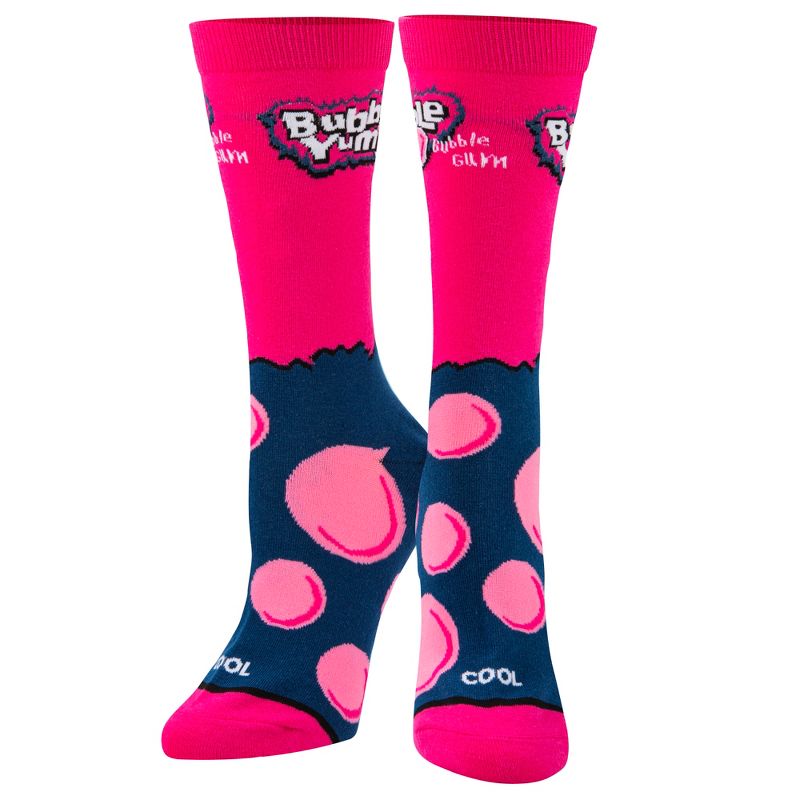 Cool Socks, Bubble Yum, Funny Novelty Socks, Medium, 2 of 6