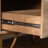 NicBex 6-Drawer Modern Dresser Light Wood Finish with Fluted Drawers & Metal Rails, Ample Storage for Bedroom/Living Room/Hallway - 3 of 4