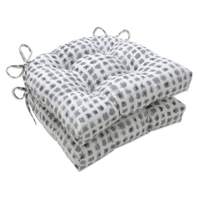 2pk Outdoor Reversible Chair Pad Alauda - Pillow Perfect