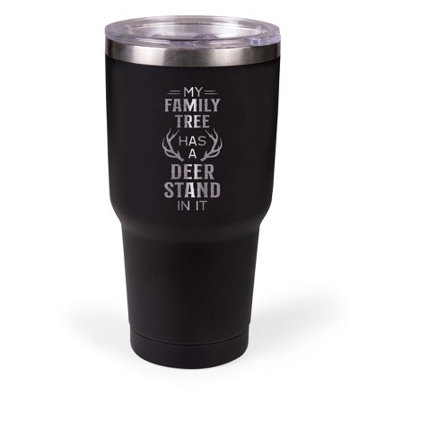 P. Graham Dunn Stainless Insulated Hot Drink Travel Mug Vacuum Tumbler -  Family Tree, 24 Oz : Target